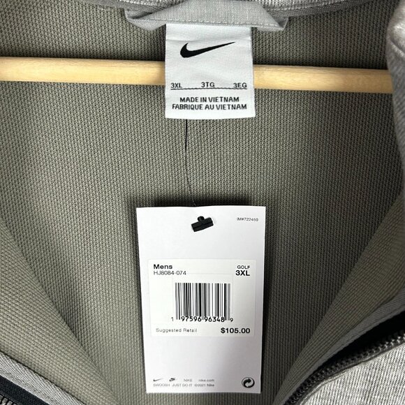 Memphis Tigers Basketball Quarter Zip 3XL Gray NWT Coach Sideline 1 Cent Penny - Picture 6 of 7